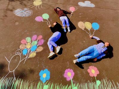 Streetart-Abbildung der Kunst Klasse 9