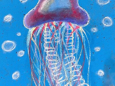 Streetart-Abbildung der Kunst Klasse 9