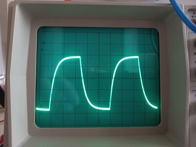 Auflade- und Entladekurven am Kondensator