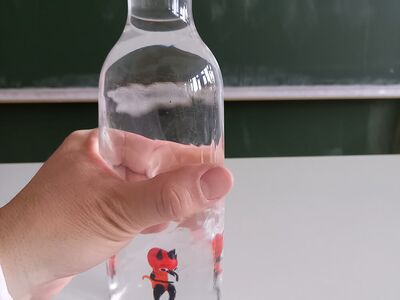 Flaschenteufel auf Tauchstation