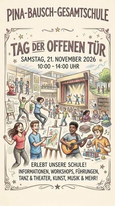 Schülerinnen und Schüler beim Distanzlerntag