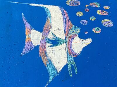 Streetart-Abbildung der Kunst Klasse 9