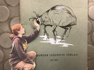 Streetart-Abbildung der Kunst Klasse 9