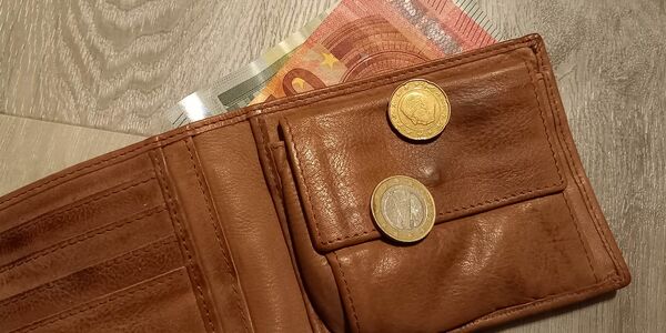 Foto einer Geldbörse