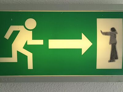 Streetart-Abbildung der Kunst Klasse 9