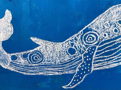 Streetart-Abbildung der Kunst Klasse 9