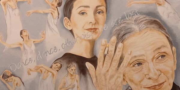 Bild "Hommage an Pina" der Künstlerin Angelika Lorenz