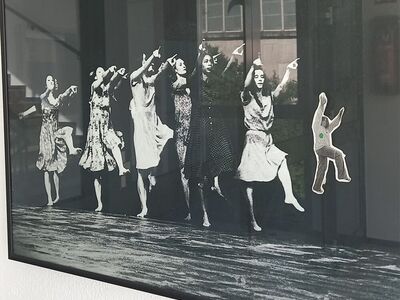 Streetart-Abbildung der Kunst Klasse 9