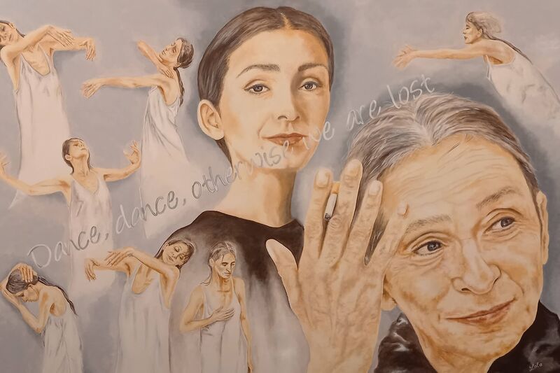 Bild "Hommage an Pina" der Künstlerin Angelika Lorenz